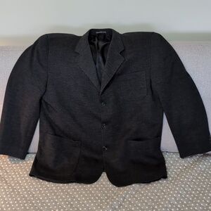 Savoy Woolmark,Pure New Wool Men's Black Blazer.